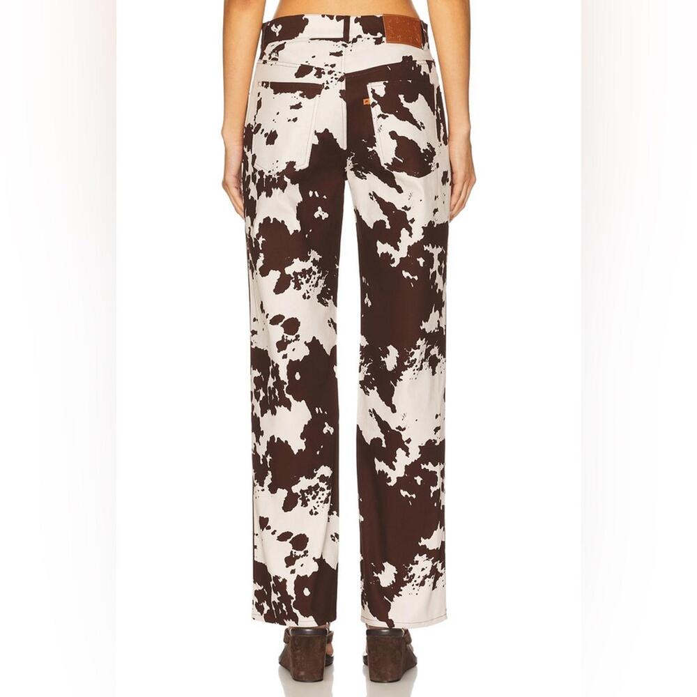 NWT MIAOU x Revolve | SZ M | Coastal Cowgirl Mid Rise Straight Leg Jeans Pants - Picture 2 of 11